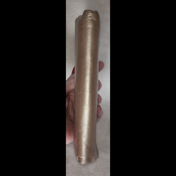 HOBO International Lauren Double Frame Leather Clutch Wallet Champagne Pinkish - Picture 5 of 11